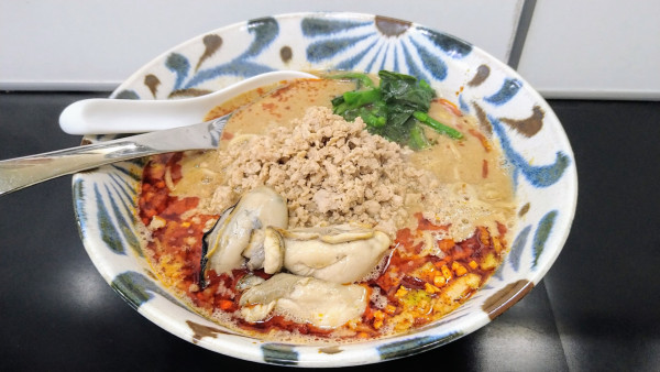 「【限定】牡蠣担々麺」@自家製麺SHINの写真