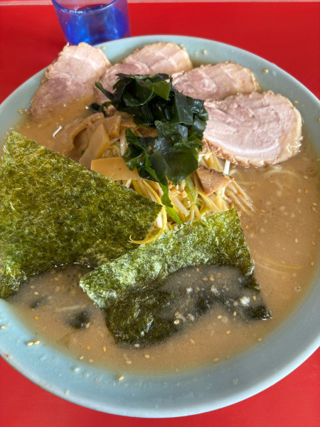 「ネギ味噌チャーシュー大盛　1400円」@ラーメンショップ 薮塚店の写真