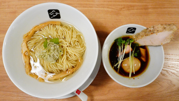 「味玉鶏つけそば＋スーパードライ小瓶」@中華そば 髙野の写真