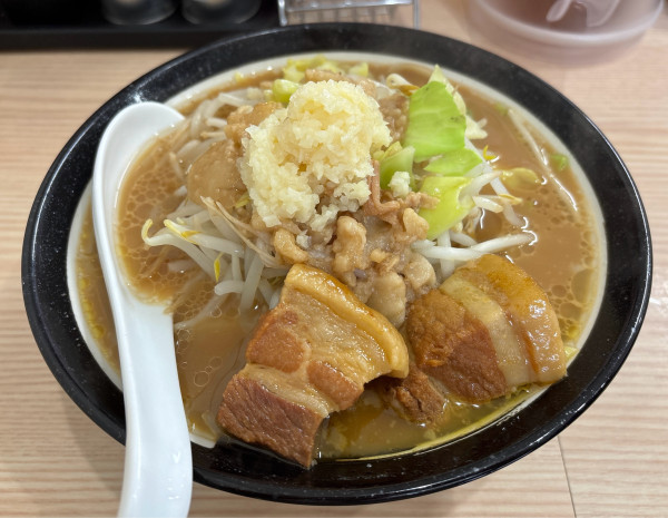 「青春らーめん+ニンニク増し」@らーめん専門店 椚田の写真