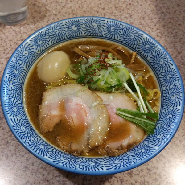 「魚介豚骨ラーメン」@麺処 かつ善の写真