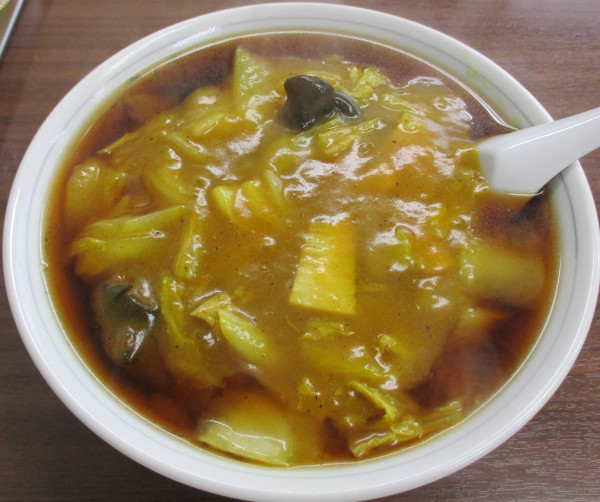 「カレーそば　1150円」@栄楽の写真