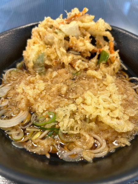 「かき揚げそば」@ゆで太郎 新川2丁目店の写真