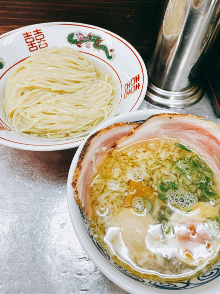 「塩昆布水つけ麺」@麺や 睡蓮の写真