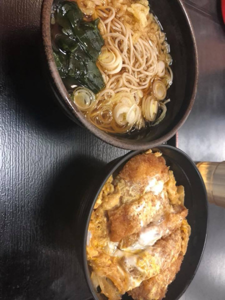 「カツ丼セット」@ゆで太郎 新川2丁目店の写真