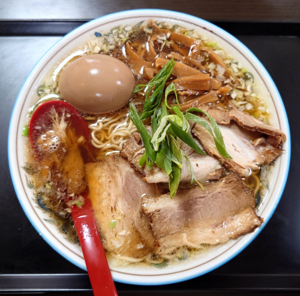「うすくち味玉チャーシューメン(1200円)」@ラーメン あさひ野の写真