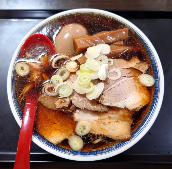 「こいくち味玉チャーシューメン(1200円)」@ラーメン あさひ野の写真