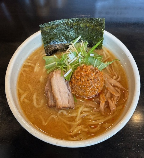 「辛味噌󠄀ら~麺 900円。」@麺屋 星虎の写真