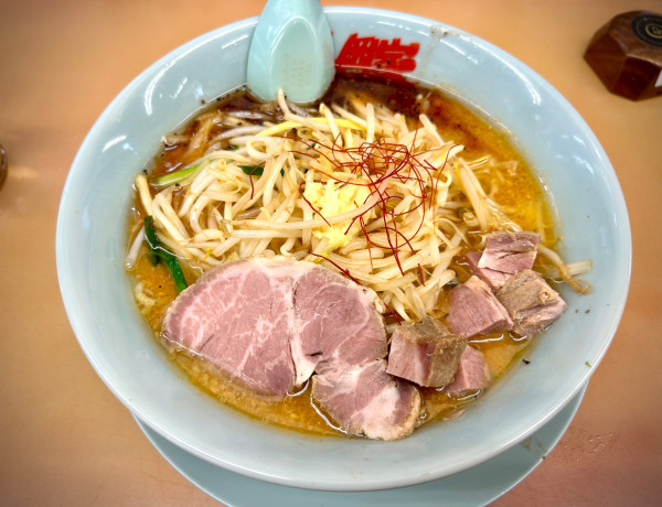 「ガツンG系特製もやし味噌ラーメン(940¥)」@ラーメン山岡家 守谷店の写真