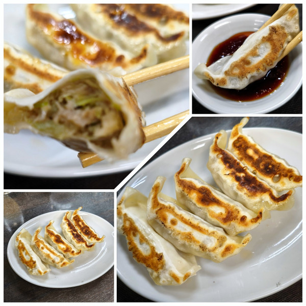 「餃子(5個)　500円」@らーめんランド 浅草大門店の写真