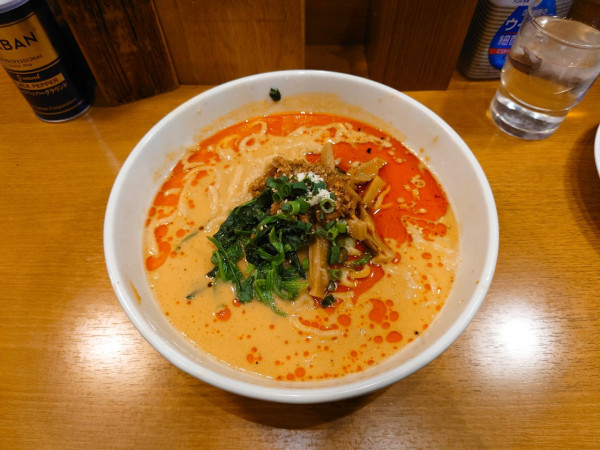 「担々麺(辛め)」@麺飯食堂 なかじまの写真