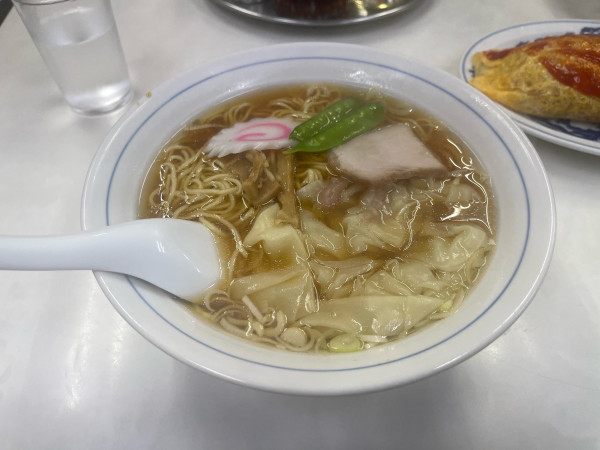 「ワンタンメン」@中華料理タカノの写真