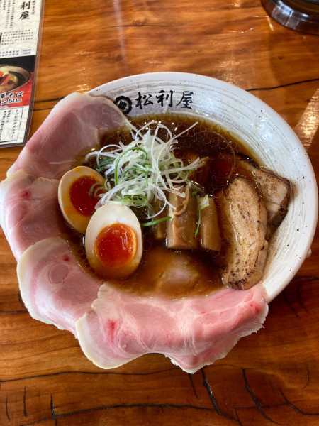 「まつり中華そば　淡麗しょうゆ」@自家製麺 地鶏中華そば 松利屋の写真