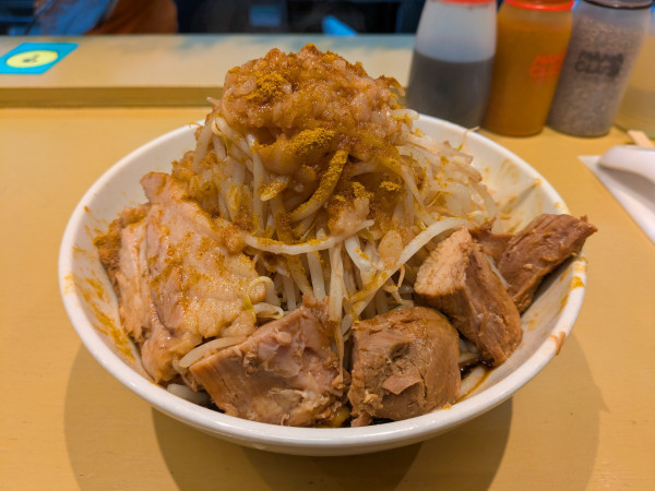 「カレー汁なし(300g)」@笑顔の為に 名古屋店の写真