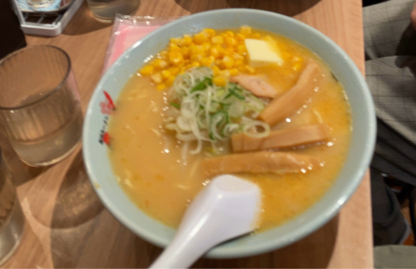 「バターコーンラーメン味噌」@梅光軒 新千歳空港店の写真