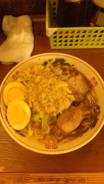 「小 ネギ 煮卵」@ラーメン二郎 品川店の写真