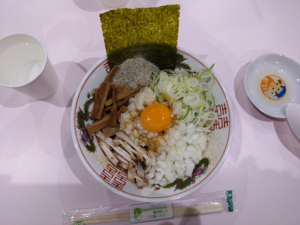 「まぜにぼ 950円」@長尾中華そば シーナシーナ弘前店の写真