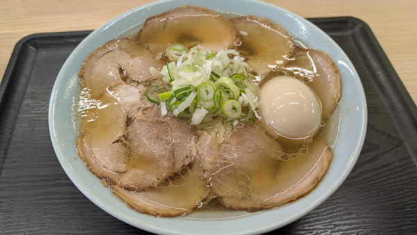 「チャーシューメン＋味玉」@ニューラーメンセンターりゅうちゃんの写真