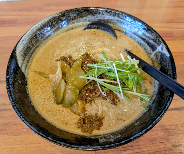 「香酢タンタン麺980円」@麺処ごまや 越谷レイクタウン店の写真