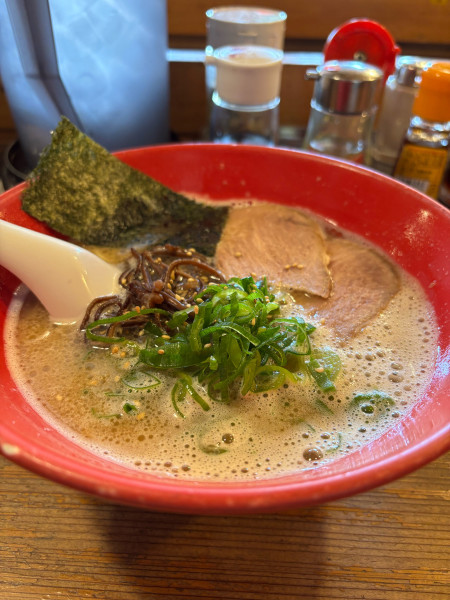 「ラーメン」@元祖長浜 大学ラーメンの写真