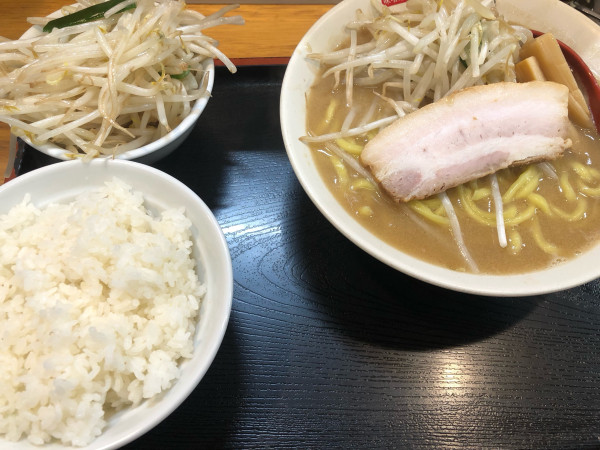 「味噌ラーメンもやし大盛」@味噌麺処 花道庵の写真