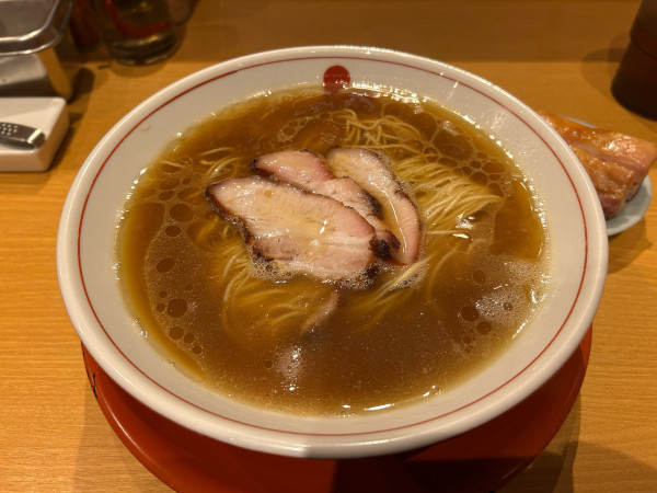 「醤油中華+叉焼(鳥)」@中華そば はし本の写真