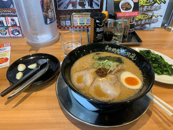 「嵐げんこつらあめん」@らあめん花月嵐 中山駅前店の写真