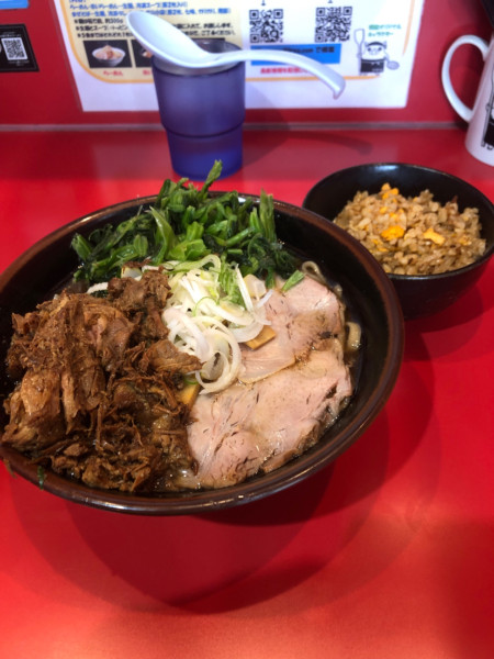 「極上スープの中華そば&半チャーハン」@麺屋 桐龍 久喜店の写真