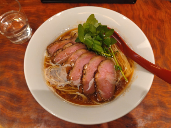 「【限定】鴨そば¥1500+鴨ロース¥350-」@三馬路 東京店の写真