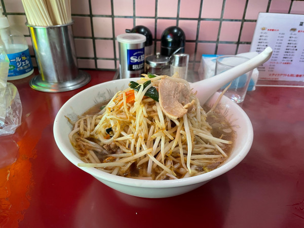 「モヤシラーメン半炒飯セット」@喜久の写真