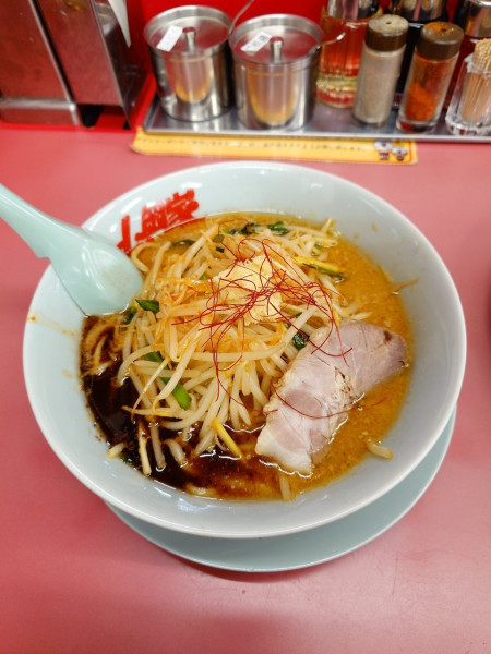 「特製もやし味噌󠄀ラーメン」@ラーメン山岡家 八千代店の写真