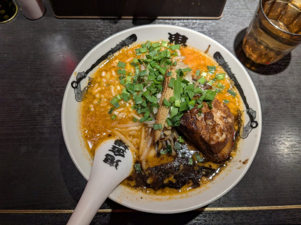 「カラシビ味噌らー麺 1030円」@カラシビ味噌らー麺 鬼金棒 池袋店の写真