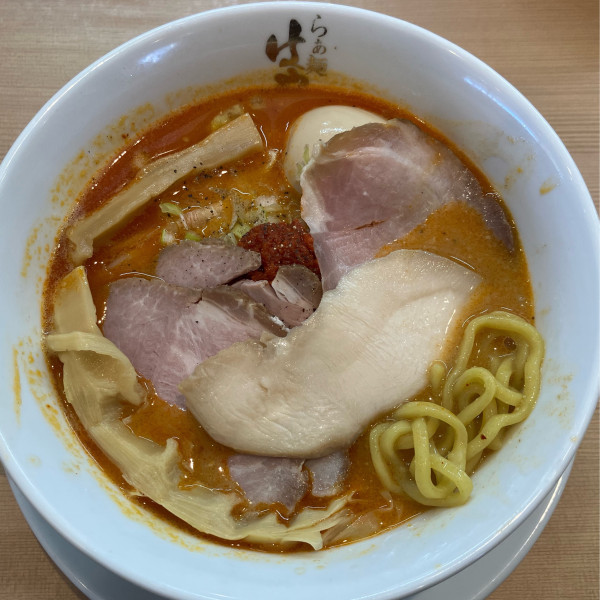 「特製辛味噌ラーメン(1500P無料)」@らぁ麺はやし田 南船橋店の写真