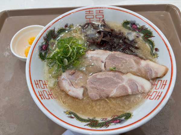 「ラーメン＋替玉　ニンニク追加」@博多だるま JAPAN 越谷レイクタウンカゼ店の写真