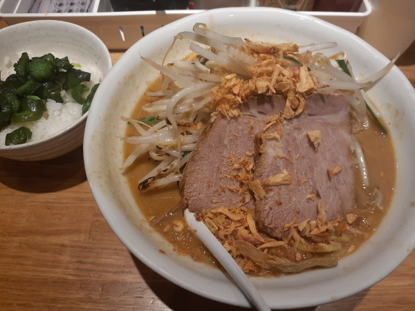 「味噌カレーラーメン」@花木流味噌 成増総本店の写真