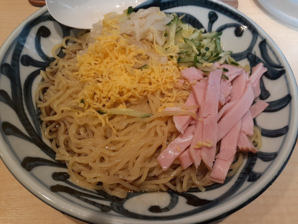 「冷やし中華（大盛）」@伝丸 天王町店の写真