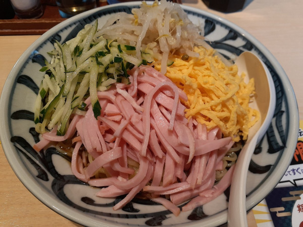 「具沢山冷やし中華（大盛）」@伝丸 天王町店の写真