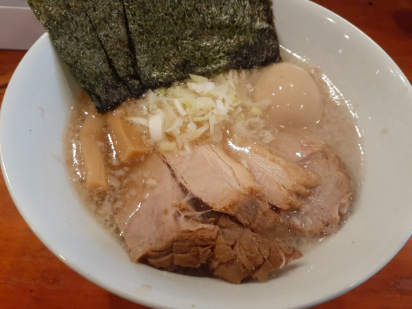 「特製塩ラーメン」@拉麺 あさがおの写真