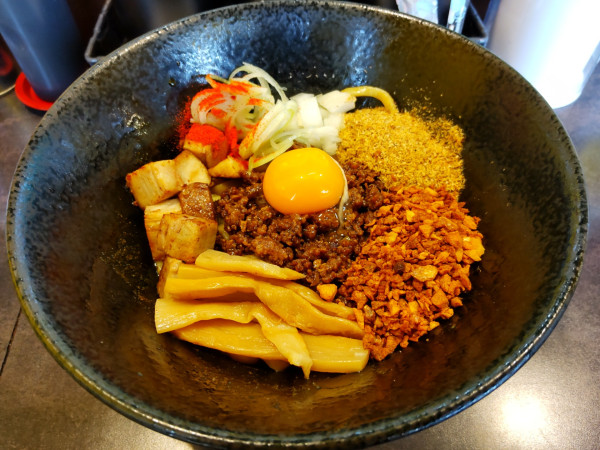 「カレーまぜそば950円」@だるまの写真