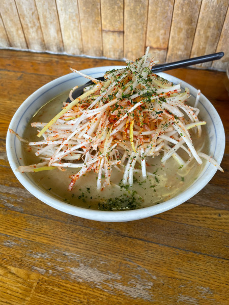 「ネギ辛味噌らーめん　990円」@鬼がらし 仙台栗生店の写真