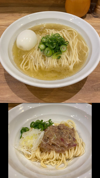 「[限定] 店主が釣った松輪の寒さばそば¥1200・他」@麺庵 利休の写真
