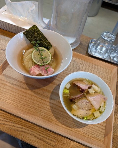 「昆布水つけめん 塩」@YOKOKURA STOREHOUSEの写真