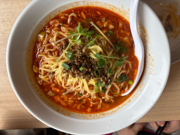「汁ありタンタン麺（1100円）」@栄児家庭料理 本郷店の写真