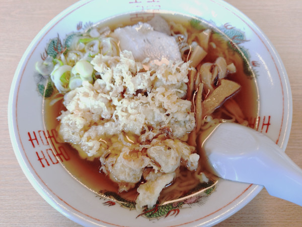 「天中華そば　８５０円」@亀乃家の写真