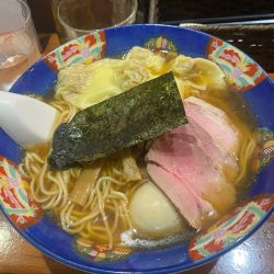 叉焼雲呑そば大盛り