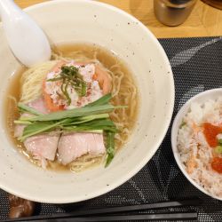 淡麗蟹そば＋かにめし