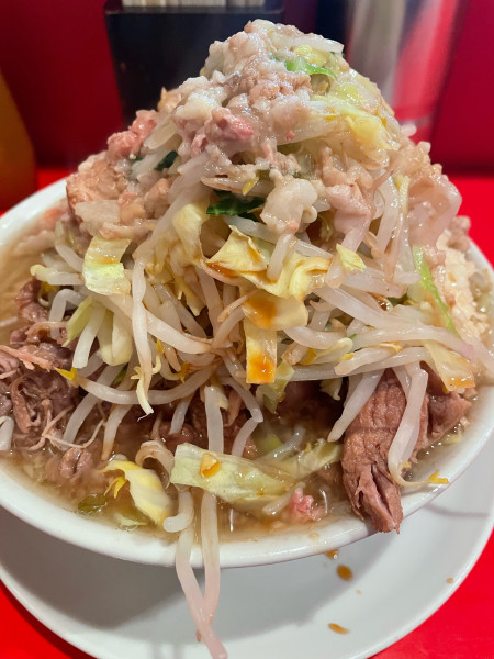 「豚入り小ラーメン ゼンマシ」@ラーメン二郎 府中店の写真