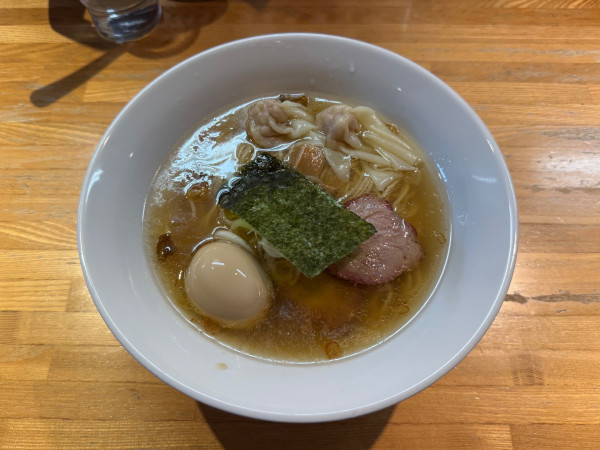 「特製そば（塩）」@支那そば なかじまの写真