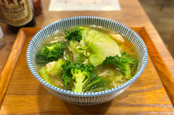 「生ザーサイのタンメン¥1470」@キッチンきらくの写真