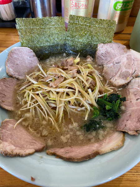 「ネギチャーシュー脂多め」@ラーメンショップ 椿 上彦川戸店の写真